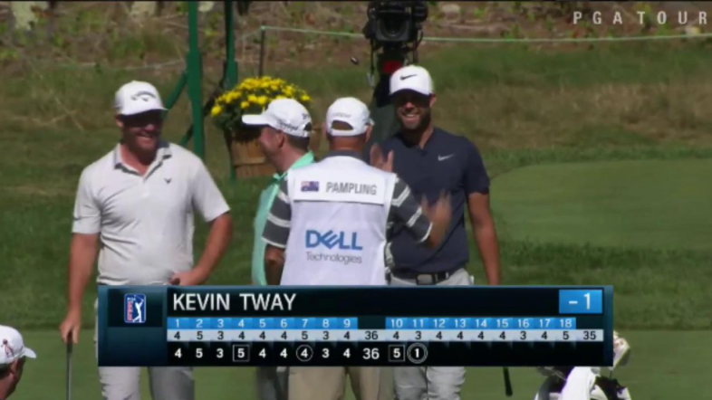 Watch: Kevin Tway makes an ace at the Dell Technologies Championship